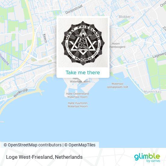 Loge West-Friesland map