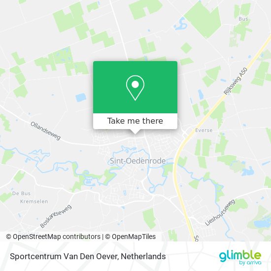 Sportcentrum Van Den Oever Karte