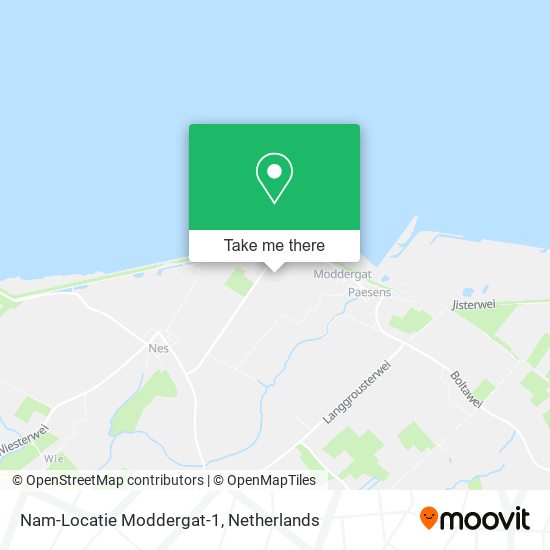 Nam-Locatie Moddergat-1 map