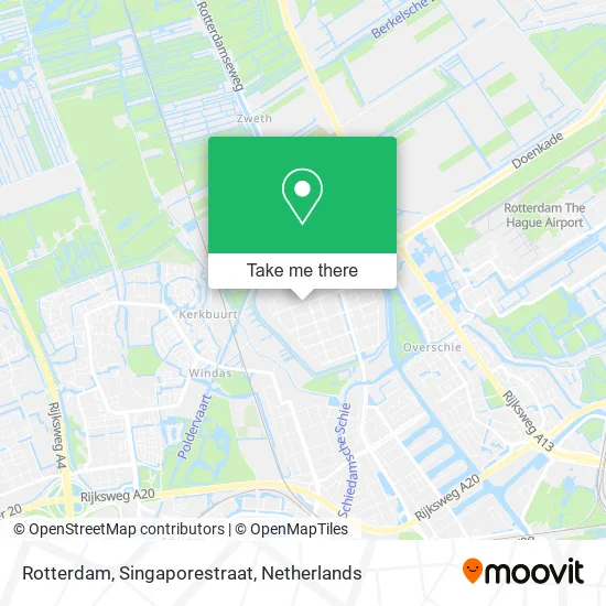 Rotterdam, Singaporestraat map