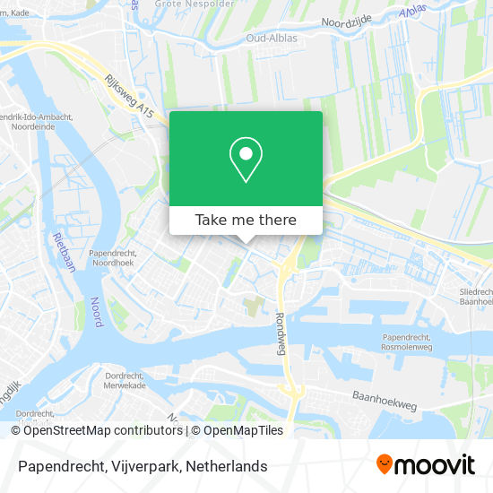 Papendrecht, Vijverpark map