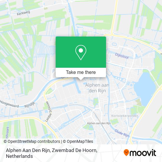 Alphen Aan Den Rijn, Zwembad De Hoorn map