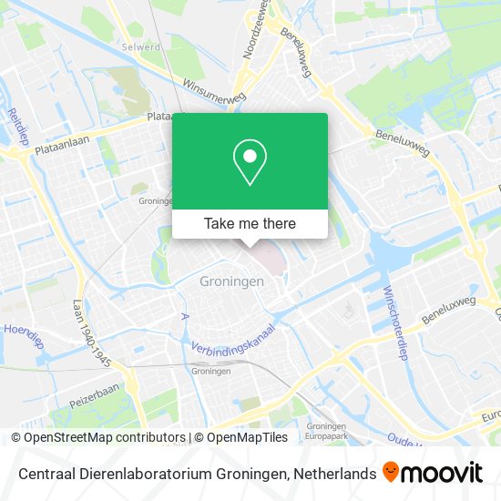 Centraal Dierenlaboratorium Groningen map