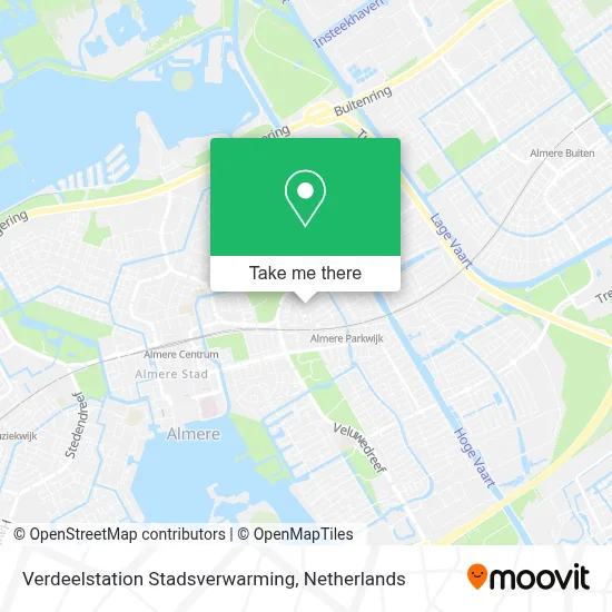 Verdeelstation Stadsverwarming map