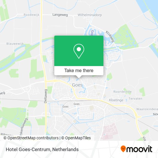 Hotel Goes-Centrum map