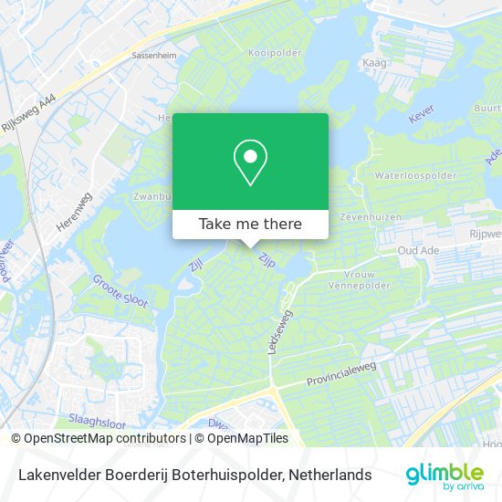 Lakenvelder Boerderij Boterhuispolder map