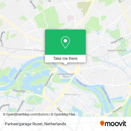 Parkeergarage Rozet map