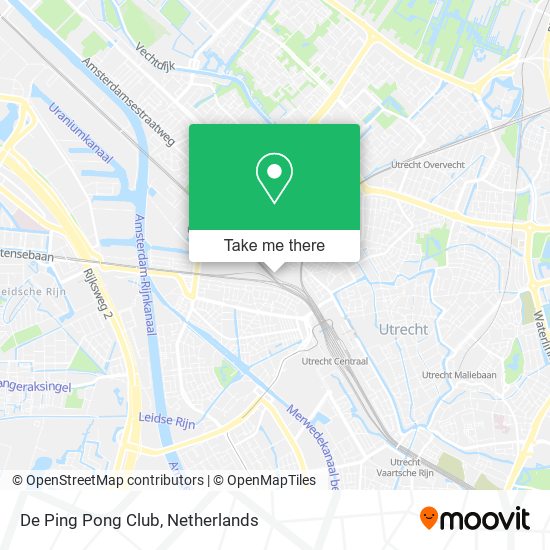 De Ping Pong Club map