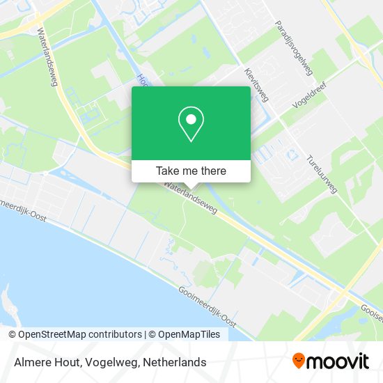 Almere Hout, Vogelweg map