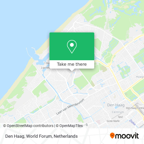 Den Haag, World Forum Karte