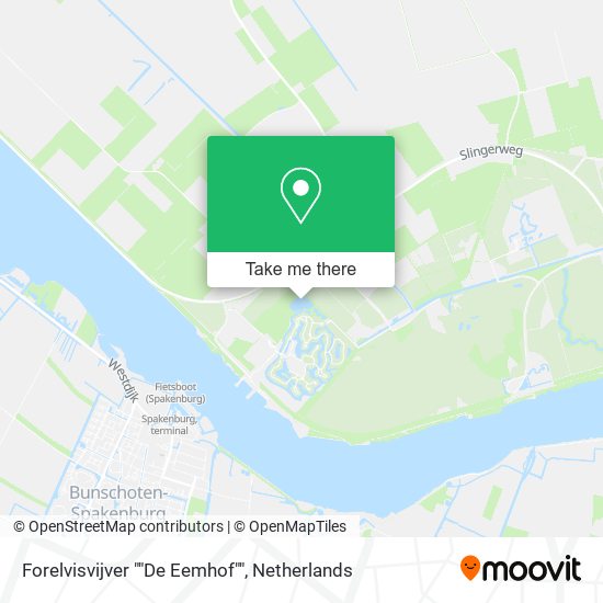 Forelvisvijver ""De Eemhof"" Karte