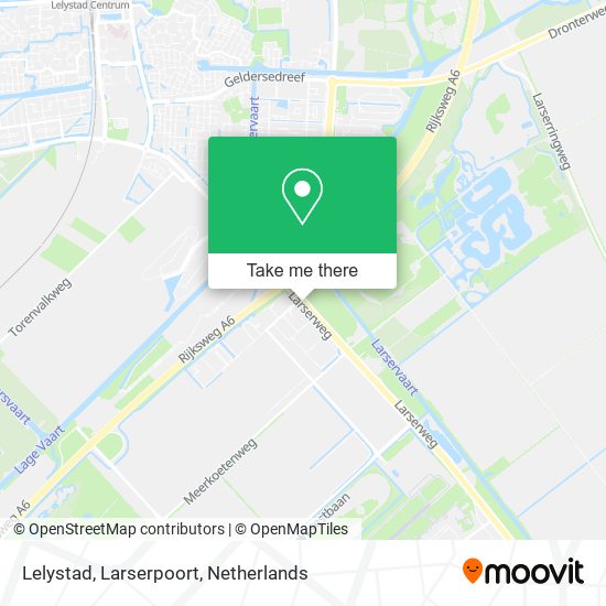 Lelystad, Larserpoort Karte