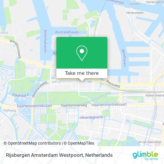 Rijsbergen Amsterdam Westpoort Karte