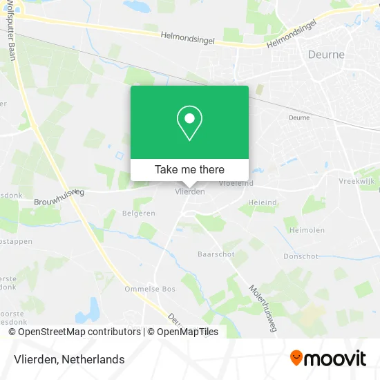 Vlierden map