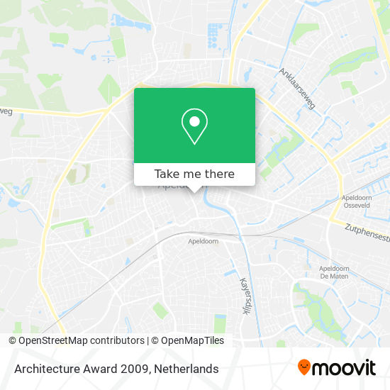 Architecture Award 2009 map