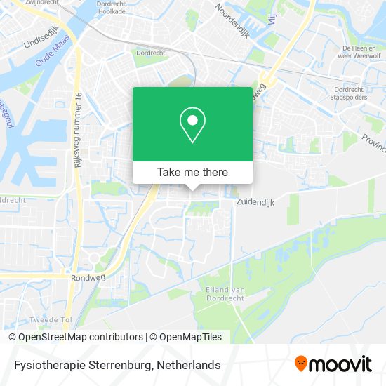 Fysiotherapie Sterrenburg map