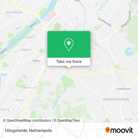 Ulingsheide map