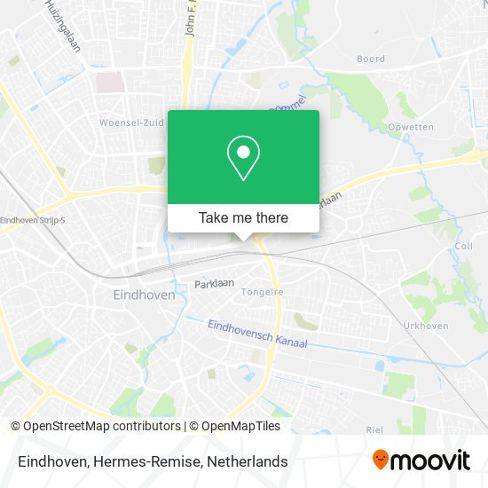 Eindhoven, Hermes-Remise Karte