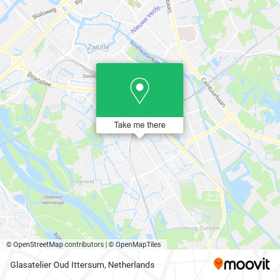 Glasatelier Oud Ittersum map
