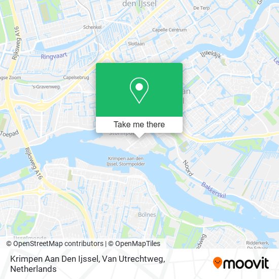 Krimpen Aan Den Ijssel, Van Utrechtweg Karte