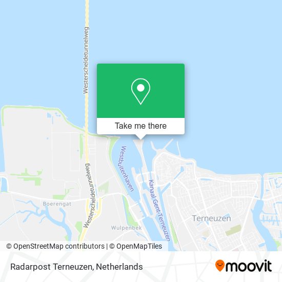 Radarpost Terneuzen map