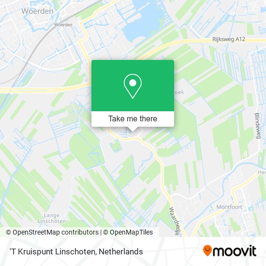 'T Kruispunt Linschoten map