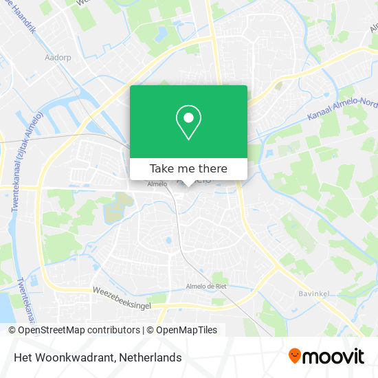 Het Woonkwadrant map