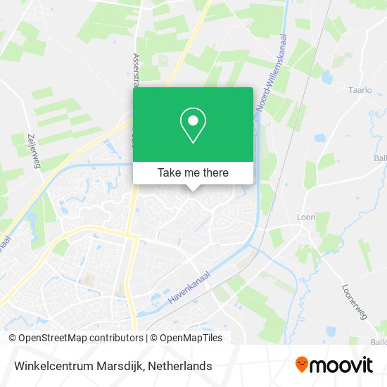Winkelcentrum Marsdijk map