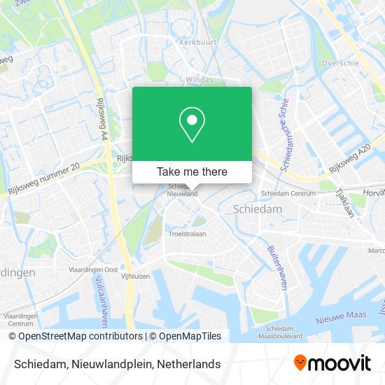 Schiedam, Nieuwlandplein map