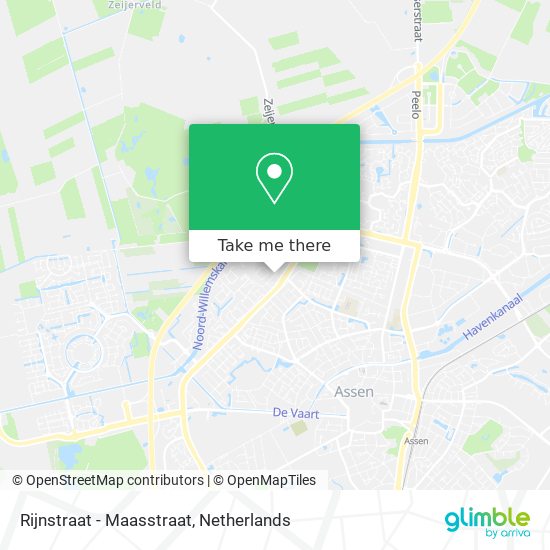 Rijnstraat - Maasstraat map