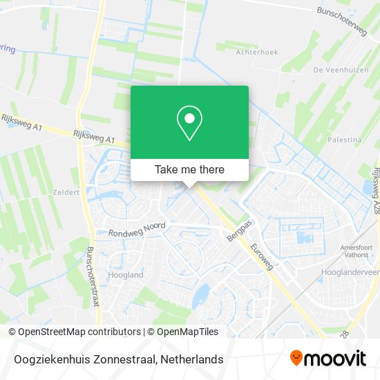 Oogziekenhuis Zonnestraal map