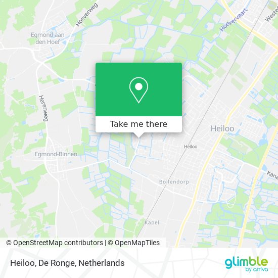 Heiloo, De Ronge map