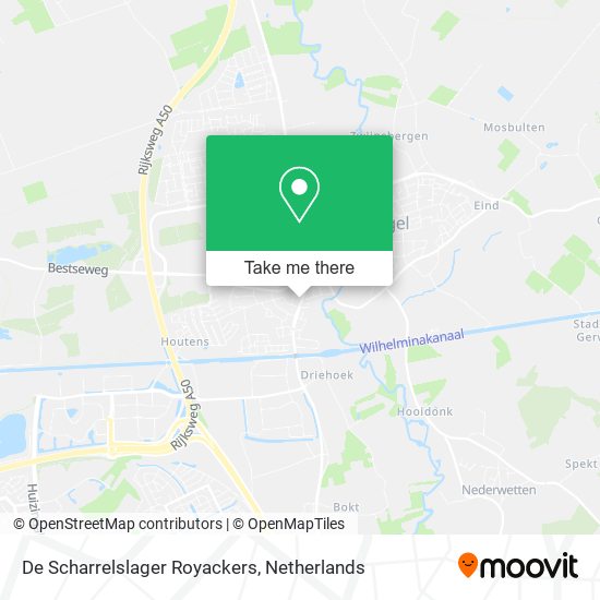 De Scharrelslager Royackers map