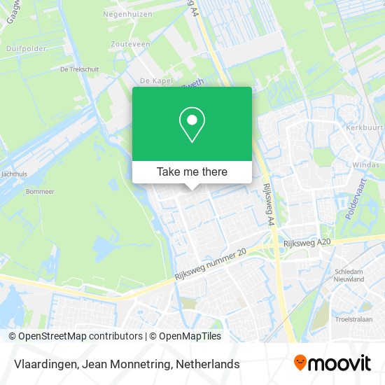 Vlaardingen, Jean Monnetring map