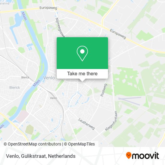 Venlo, Gulikstraat map