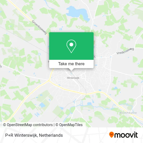 P+R Winterswijk map