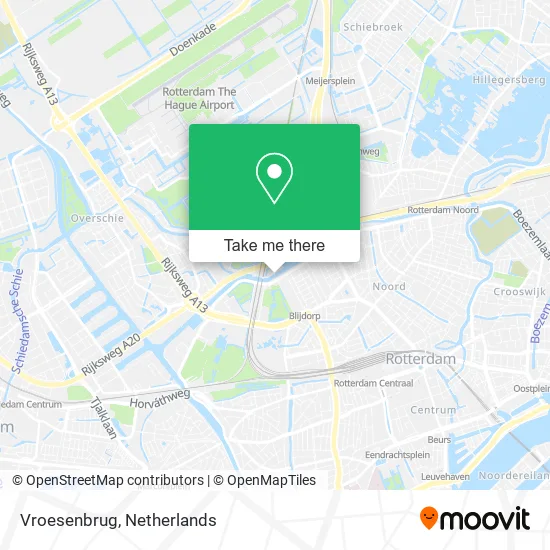Vroesenbrug map