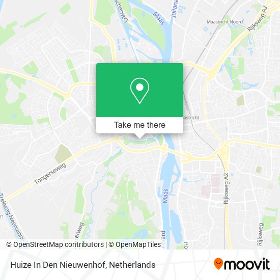 Huize In Den Nieuwenhof map