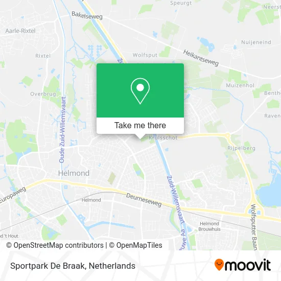 Sportpark De Braak map