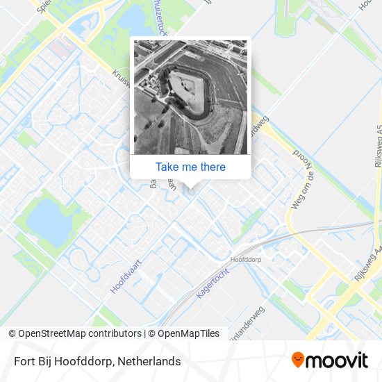 Fort Bij Hoofddorp map