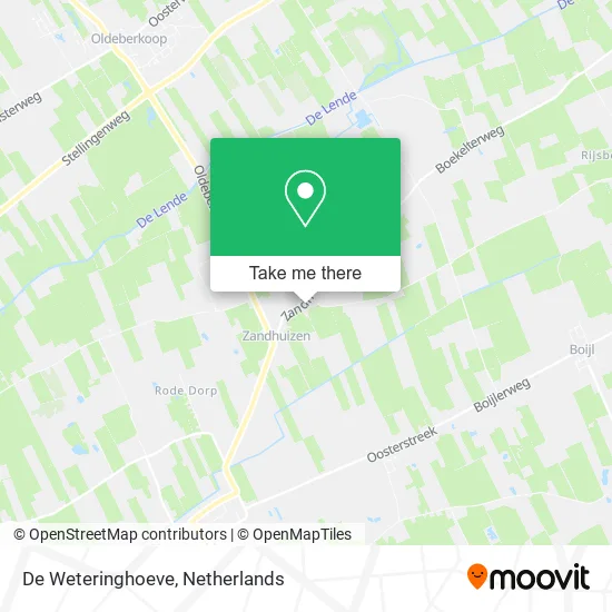 De Weteringhoeve map