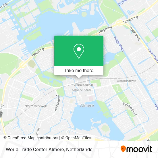World Trade Center Almere map