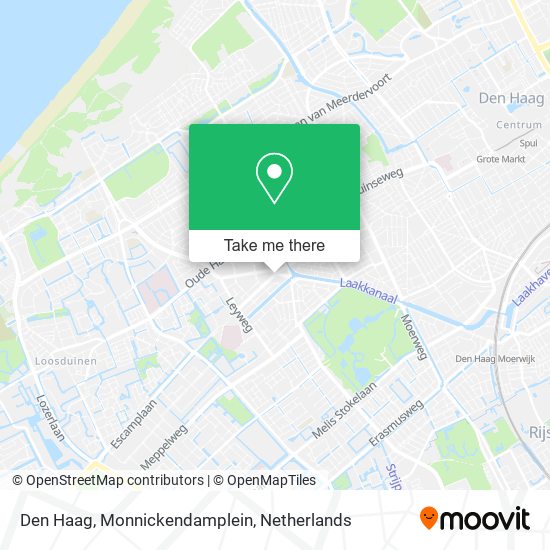 Den Haag, Monnickendamplein map