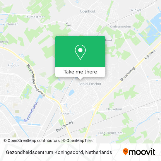 Gezondheidscentrum Koningsoord Karte