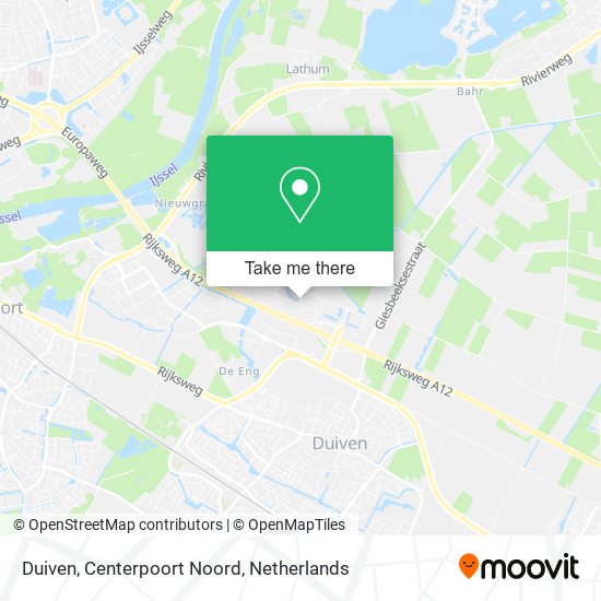 Duiven, Centerpoort Noord Karte