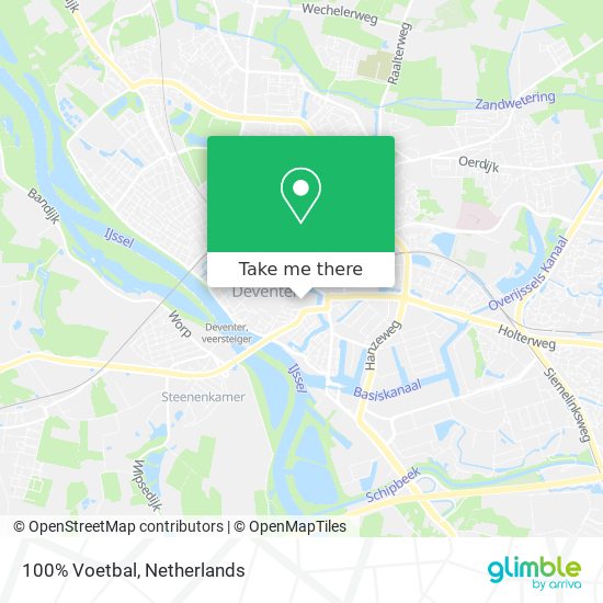 100% Voetbal map