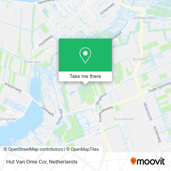 Hut Van Ome Cor map
