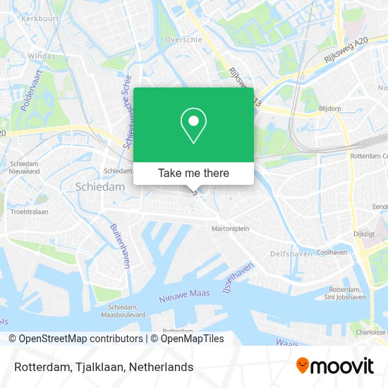 Rotterdam, Tjalklaan map