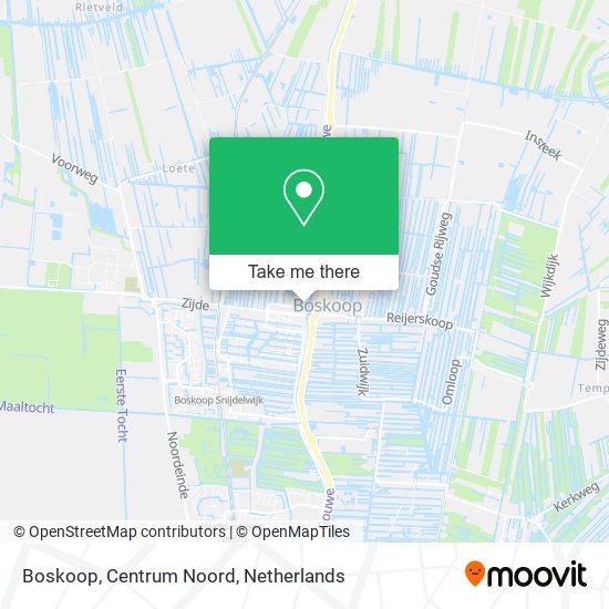 Boskoop, Centrum Noord map