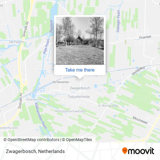 Zwagerbosch Karte